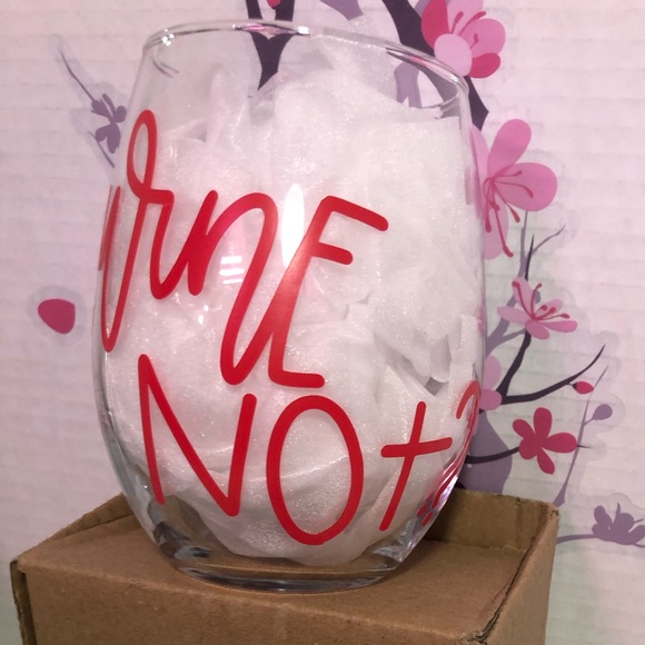 2-New-WINE GLASS***WINE NOT ? ***
Handmade - Picture 2 of 4